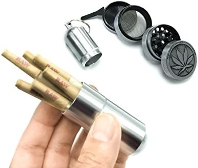 Trusted Buddy Portable Waterproof Capsule with Herb Grinder