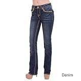 Sexy Couture Women's S98-PS Mid Rise Bootcut Jeans