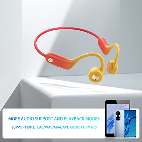 FOLEY Wireless Earbuds Sport Headphones Open Ear Headphones Bluetooth 5.3 8H Playtime IP55 Waterproof Earphones with Night Running Breathing Light for Adults and Kids Suitable for Running Cycling, etc