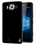 Lumia 950 Case, DGtle Anti-Scratches TPU Gel Premium Slim Flexible Soft Bumper Rubber Protective Case Cover for Microsoft Lumia 950 (2015) (Black)