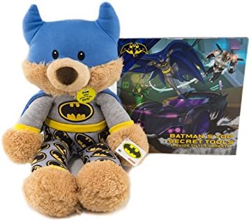 Bedtime Batman Gift Combo | Bedtime Batman Malone 15" Plush | Stuffed Animal Toy with Book | Book and Toy Combo