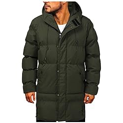 Tiljvks Men's Winter Coats 4xl Parka Winter Coat