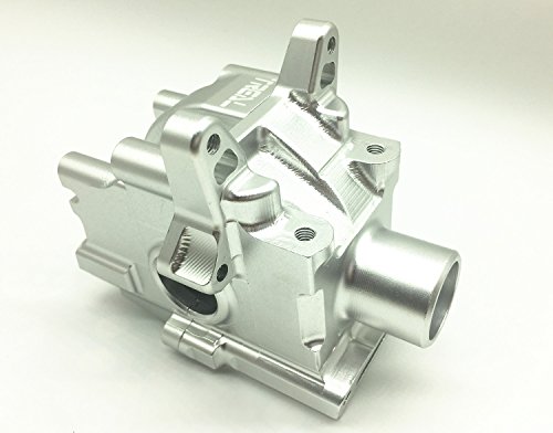 Treal Alloy Front Transmission Differential Gear Box Set for Losi 1/5 5ive-T Silver