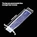 Bezall 50Pcs Organza Hand Fan Bags, 2x10 Inches White Folding Fan Drawstring Bag Hand Fan Decorative Pouch Party Wedding Favor Gift Bags