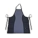 Betty Dain Bleach Proof Hourglass Salon Stylist Apron, Black/Pewter