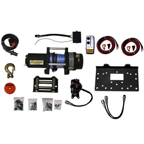 SuperATV 4500 Lb. Black Ops ATV Winch With Wireless Remote and 50