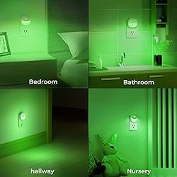AUVON Plug-in LED Motion Sensor Night Light, Mini
