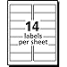 Avery Printable Address Labels with Sure Feed, 1-1/3