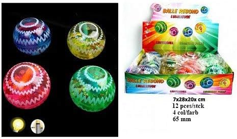 COOLMINIPRIX Coolminirix Pack of 12 Bouncy Balls with Mixed Fish 6.5 cm – Quality