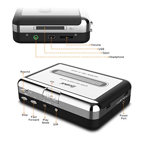 2019 Upgrade Cassette Player,Valoinus Portable Walkman Cassette Tape