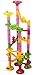 Marble Run Coaster 55 Big Elements Kit. 40 Building Blocks+15 Plastic Marbles.110 Tracks Length Genius Fun Set Learning Railway Construction. Classic DIY Toy for Family