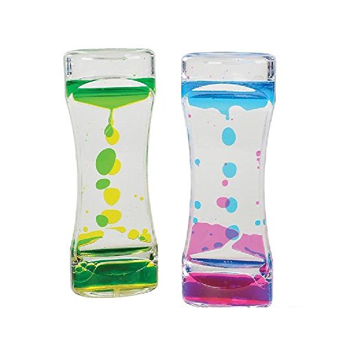 Liquid Motion Bubbler Sensory Toy - Motion Timer For Relaxation - Autism ADHD Fidget Toy - Bubbler Toy For Sensory Play, Calming Toy, 1 Piece Assorted Colors – By Ecstatic Novelty