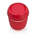 JOCO Cup 12oz - Eco-innovative Borosilicate Glass Reusable Classic Cup - (Red)