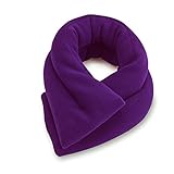 Sunny Bay Extra Long Neck Heating Wrap, Whole Wheat Filled, Heat Therapy Pad for Sore Neck | Shoulder Muscle Pain Relief|Thermal, Personal, Reusable, Non Electric Hot Pack Pads/Cold Compress, Purple