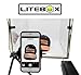 LITEBOX: Product Photography Light Box Kit (25,000 Lumen Output) Portable Photo Studio Box with Lights, 4 Backdrops, Photo Booth Camera Phone Tripod & Travel Bag! - (DIMMABLE LED)