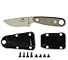 ESEE Knives Izula II Knife with Molded Sheath and Belt Clip Plate (Desert Tan)