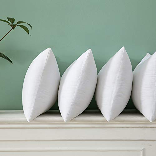 MIULEE 12 x 20 Pillow Inserts (Set of 4) Decorative Throw Pillows