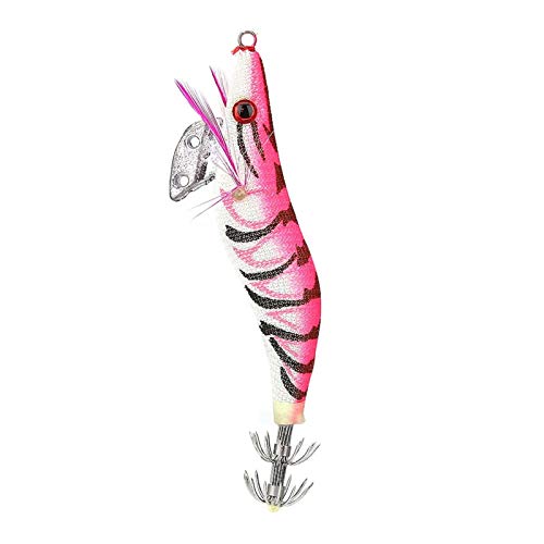 DAUERHAFT Angelköder Jig Luminous Squid Hook ABS Kunststoff Nachtfischköder für das Angeln im Freien – Bild 8