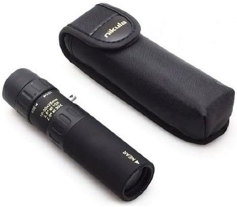 Nikula 10-30x25 Zoom Monocular, Compact & Lightweight, Gift Idea