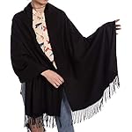 Womens Soft Scarf Blanket Large Pashmina Cashmere Shawls Wrap Stole with Tassel