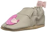 Robeez Girls' Peaceful Partridge Slip-on, Grey, 6-12 Months M US Infant