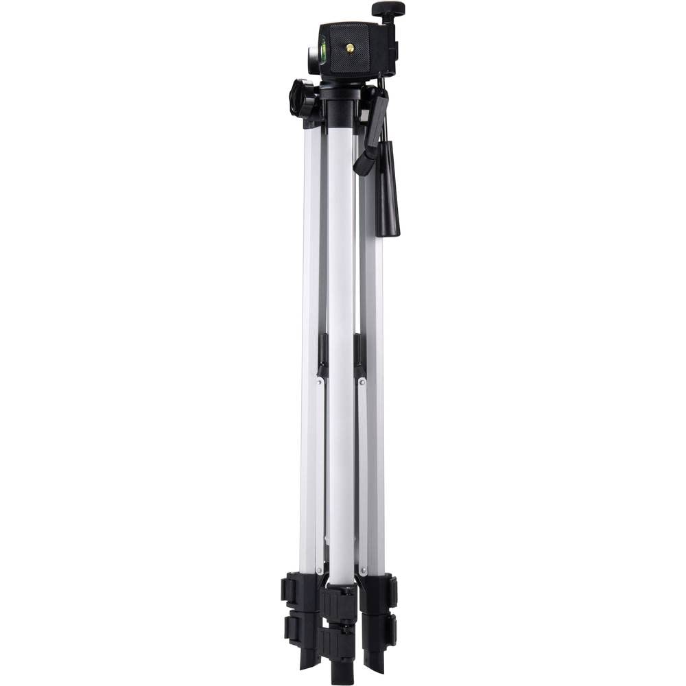 TOOLCRAFT Tripod 1/4 Inch Working Height = 51-150 cm Silver INOX Spirit Level