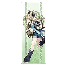 Flyshun Furina Wall Scroll Poster,Hanging Wall Art