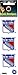 New York Rangers Licensed NHL Sticker Decal (6 Logos Total)