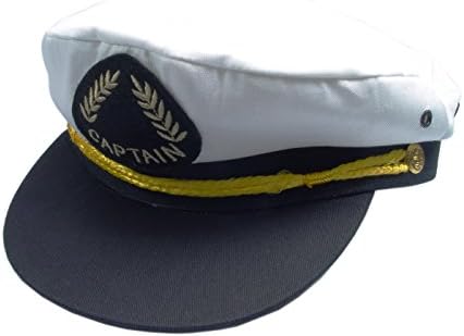 Captain's 57cm Yachting / Boating Peaked Cap by Nauticalia