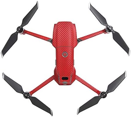 Junshion DJI Mavic Accessories,2018, Waterproof PVC Carbon Fiber Skin Wrap Grain Graphic Stickers for DJI Mavic 2