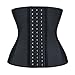 Long Torso Waist Trainer for Women Lower Belly Fat Waist Cincher Seamless Underbust Breathable Girdle Waist Trimmer Hourglass Body Shaper Black