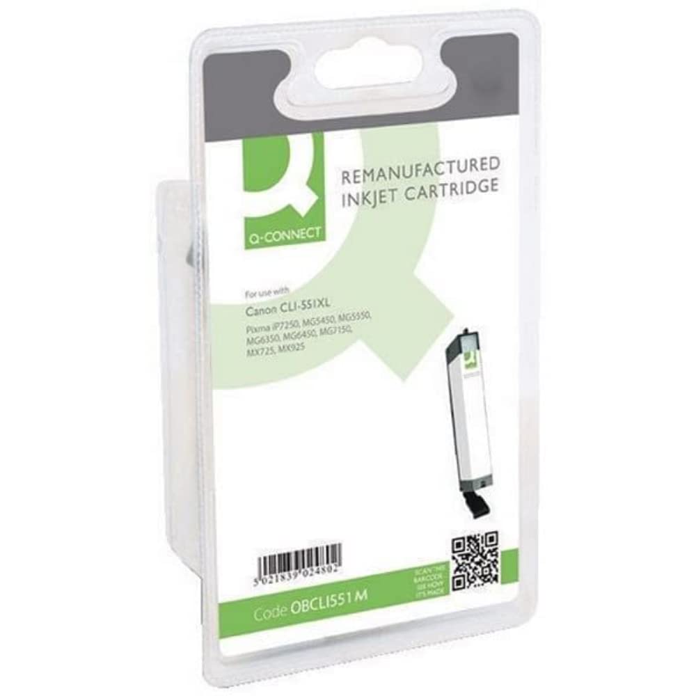 Q-Connect Ink for Canon CLI-551XL Ink Cartridge HY - Magenta