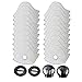 Ligart Activated Carbon Mask Filters 20 Pieces Dust Mask Filter Replacements for Mesh or Neoprene Mask