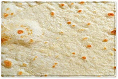 KLHNU Burritos Carpet Comfortable Square Flannel Kitchen Anti-Slip mats(50x80cm;40X60CM;40X120CM;60X180CM)(B1,40X60CM)