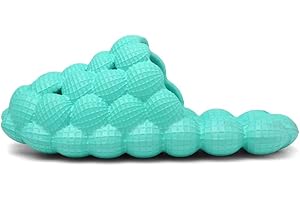Cheval Unisex Bubble Slides for Kids, Massage Golf Ball Shoes Slides, Funny Lychee Bubble Slippers for Spa, Bedroom, Gym, Shower, Beach,Bath