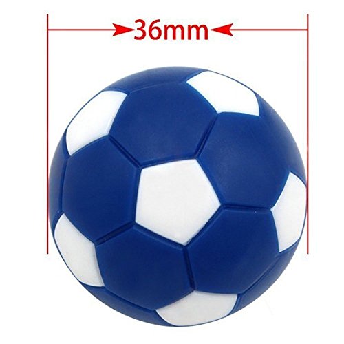Qtimal Table Soccer Foosballs Replacement Balls, Mini Colorful 36mm (1.42") Official Tabletop