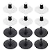 Yosooo 6pcs Bottle Top Stems Holder Base Stand for Bottle Cutting Recycling Accessary Craft Making (Black)