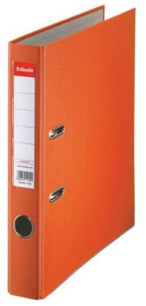 Esselte A4 Lever Arch File, Orange, 52mm Spine, Plastic, Pack of 1, 81171