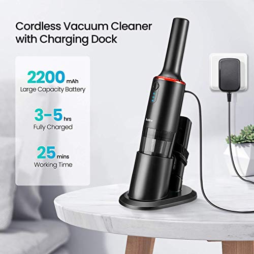 Audew Handheld Vacuum, Cordless Hand Vacuum Cleaner with 6Kpa Powerful