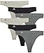 Balanced Tech Women's 6-Pack Quick Dry Breathable Seamless Thong Panties Underwear