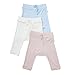 Boody Body Baby EcoWear Pull On Pant - Soft Drawstring Infant Pants made from Natural Organic Bamboo - Soft Breathable Eco Fashion for Sensitive Skin - Rose Pink, 3-6 months