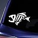 Fish Bones Fear No Sticker Decal Notebook Car Laptop 6