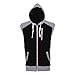 GG Men's Abel Plain Fleece Sleeveless Hoodie Gilet Sweatshirt Jacket