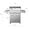 Monument-Grills-24367-Stainless-Steel-4-Burner-Propane-Gas-Grill-wSide-Sear-Burners
