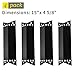 SHINESTAR Grill Replacement Parts for Kenmore 122.16134110, 415.16106210, Charbroil 463411911, 463411512, Nexgrill 720-0719BL, 15 inch Porcelain Steel Heat Shield Tent Plate BBQ Flame Tamer (SS-HP008)