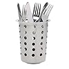 Kitchen Craft Modern Stainless Steel Cutlery Drainer, 12 x 12 x 14 cm (4.5” x 4.5” x 5.5”)