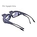 Prism Glasses Horizontal Glasses Lazy Spectacles Lie Down in Bed for Reading/Watching TV/Health Vision Care,Myopia Presbyopia Usable,Unisex-Adult (Black)