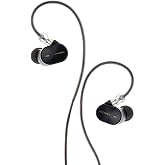 Moondrop CHU III IEM Earphones, Dynamic Driver in‑Ear Monitors, 0.78mm 2-Pin Detachable Cable HiFi Wired Earbuds (Black)