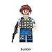 Ginkago Tiny Lego-Like Action Figure Fort Game Fans, Fort Game Battle Crew Royale Skin Themed Small Action Figures 8pc, 4.5cm