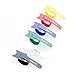 iXCC 60 Packs Reusable Fastening Cable Ties, Wire Straps, Hook and Loop Microfiber Cloth Cord Ties [6-Inch] [Multicolor]